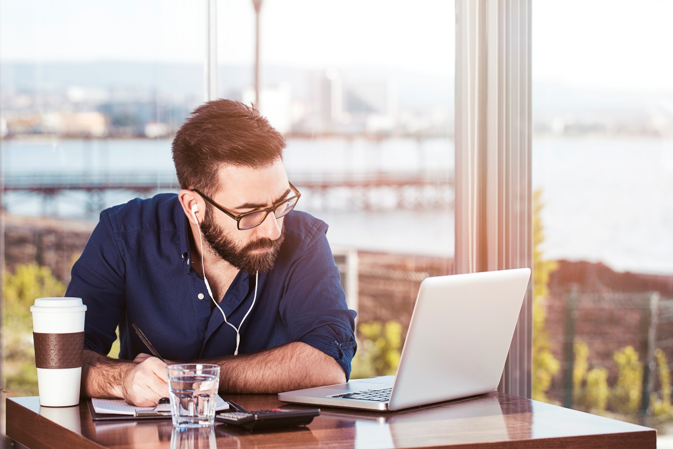Man working from Home Video Call man-working-from-home-video-call