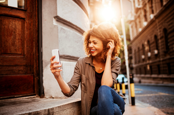 Phone Video Call Woman Phone Video Call Woman