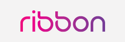 Ribbon Logo White
